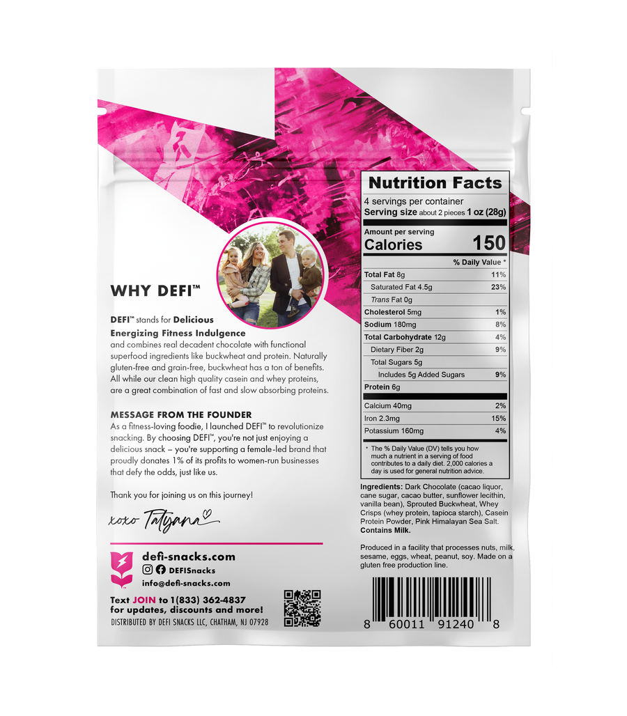 Dark Chocolate Pink Himalayan Salt Crispy Superfood Bite